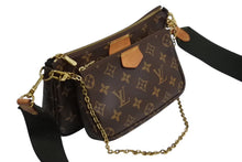 画像をギャラリービューアに読み込む, LOUIS VUITTON ルイヴィトン モノグラム ミュルティポシェット アクセソワール カーキ ショルダーバッグ M44813 美品 中古 4b003725