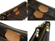画像をギャラリービューアに読み込む, LOUIS VUITTON ルイヴィトン モノグラム ミュルティポシェット アクセソワール カーキ ショルダーバッグ M44813 美品 中古 4b003725