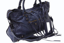 画像をギャラリービューアに読み込む, BALENCIAGA バレンシアガ The City ザ シティ 2WAY ハンドバッグ ネイビー 紺色 115748 レザー ショルダー 鞄 良品 中古 4b003728