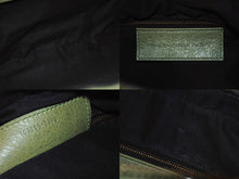 画像をギャラリービューアに読み込む, BALENCIAGA バレンシアガ 花柄 The City ザシティ 2WAY ハンドバッグ レザー ナイロン グリーン ワンショルダー 良品 中古 4b003730