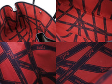 画像をギャラリービューアに読み込む, HERMES エルメス ハンドバッグ ハンドバッグ ガーデンパーティPM トワルアッシュ ベージュ 美品 中古 4b003731