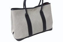 画像をギャラリービューアに読み込む, HERMES エルメス ハンドバッグ ハンドバッグ ガーデンパーティPM トワルアッシュ ベージュ 美品 中古 4b003731