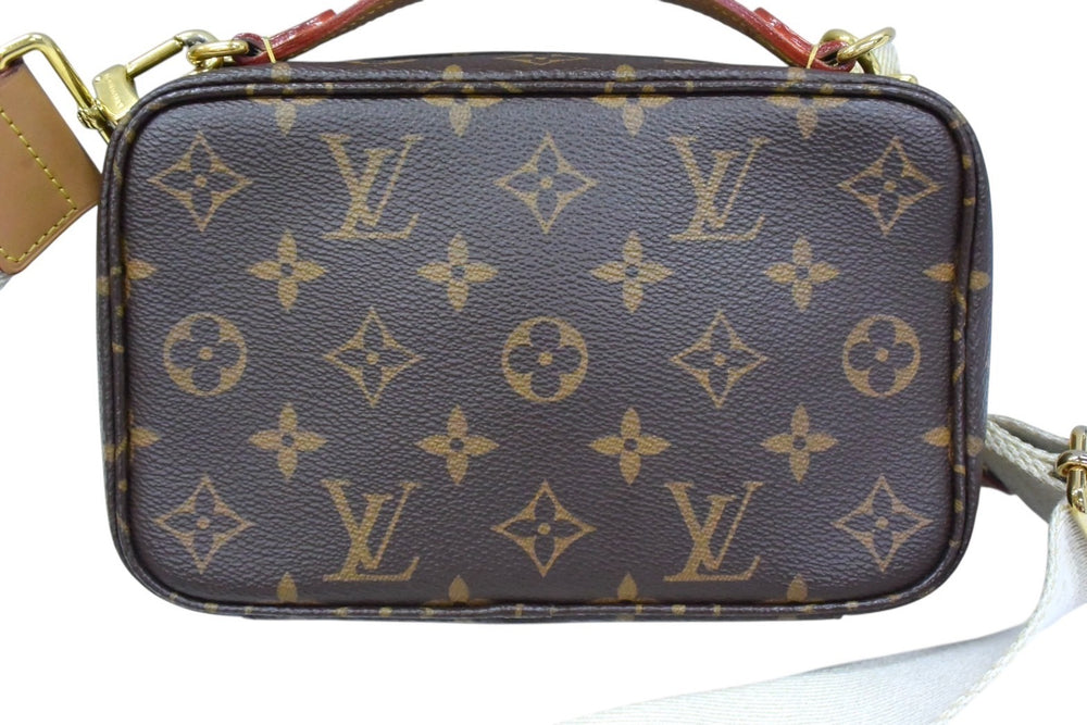 LOUIS VUITTON ルイヴィトン モノグラム ユーティリティ クロスボディ M80446 ショルダーバッグ ブラウン ゴールド金具 美品 中古 4b003732