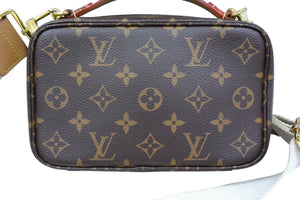 LOUIS VUITTON ルイヴィトン モノグラム ユーティリティ クロスボディ M80446 ショルダーバッグ ブラウン ゴールド金具 美品 中古 4b003732
