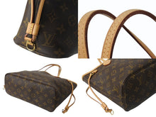 画像をギャラリービューアに読み込む, LOUIS VUITTON ルイヴィトン トートバッグ ネヴァーフルPM モノグラム M40155 ブラウン モノグラムキャンバス レザー ゴールド金具 美品 中古 4b003733
