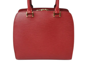 LOUIS VUITTON ルイヴィトン ポンヌフ ハンドバッグ M52057 エピレザー カスティリアンレッド ゴールド金具 美品 中古 4b003734