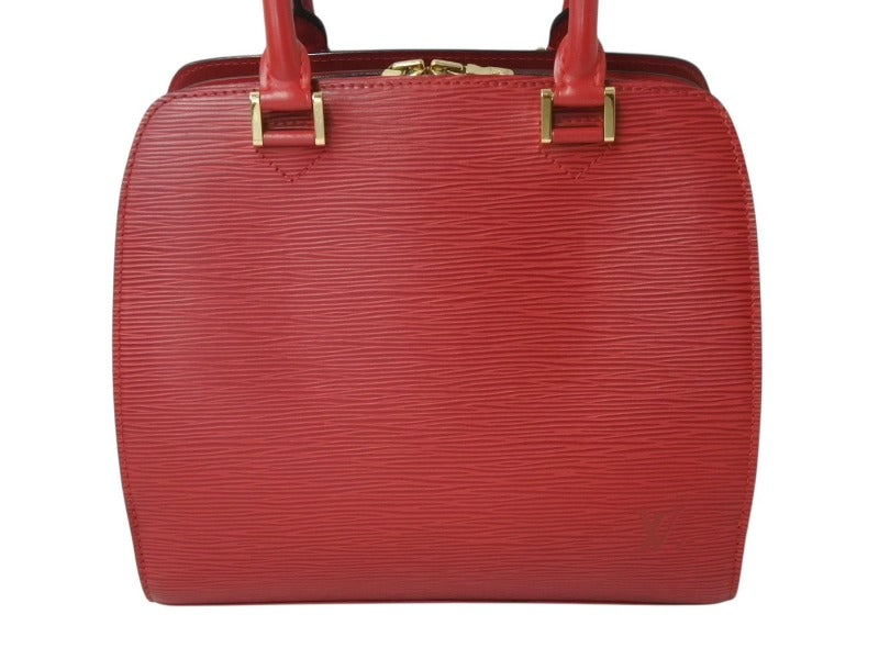 LOUIS VUITTON Pont Neuf Handbag M52057 Epi Leather Castilian Red Gold Hardware Good Condition Used 4b003734