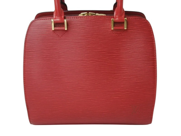 LOUIS VUITTON ルイヴィトン ポンヌフ ハンドバッグ M52057 エピレザー カスティリアンレッド ゴールド金具 美品 中古 4b003734
