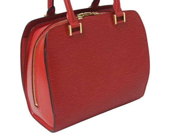 LOUIS VUITTON ルイヴィトン ポンヌフ ハンドバッグ M52057 エピレザー カスティリアンレッド ゴールド金具 美品 中古 4b003734