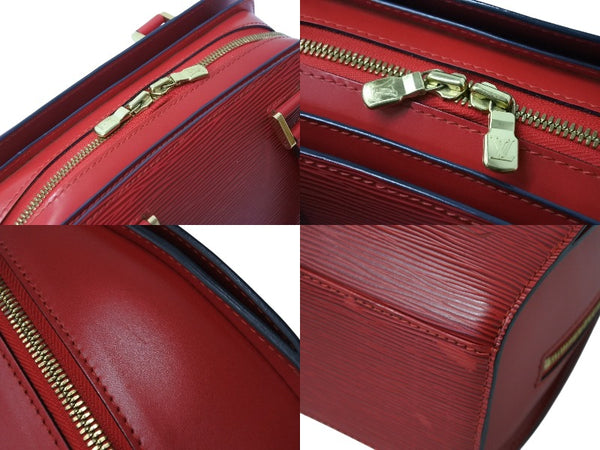 LOUIS VUITTON ルイヴィトン ポンヌフ ハンドバッグ M52057 エピレザー カスティリアンレッド ゴールド金具 美品 中古 4b003734