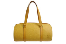 Load image into Gallery viewer, LOUIS VUITTON ルイヴィトン スフロ ハンドバッグ M52229 エピ レザー イエロー ゴールド金具 美品 中古 4b003735