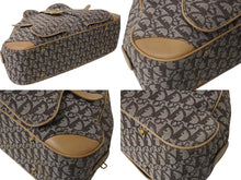 Load image into Gallery viewer, Christian Dior クリスチャンディオール ダブルサドル ハンドバッグ MA-1001 トロッター柄 ガリアーノ期 美品 中古 4b003741