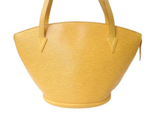 Load image into Gallery viewer, LOUIS VUITTON ルイヴィトン サンジャック ハンドバッグ M52269 エピ レザー イエロー ゴールド金具 美品 中古 4b003743