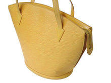 Load image into Gallery viewer, LOUIS VUITTON ルイヴィトン サンジャック ハンドバッグ M52269 エピ レザー イエロー ゴールド金具 美品 中古 4b003743