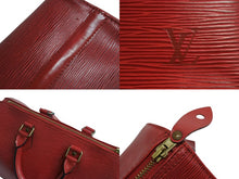 Load image into Gallery viewer, LOUIS VUITTON ルイヴィトン スピーディ25 ハンドバッグ ミニボストンバッグ エピレザー M43017 カスティリアンレッド 美品 中古 4b003745