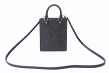 Load image into Gallery viewer, 極美品 LOUIS VUITTON ルイヴィトン ハンドバッグ プティット・サックプラ モノグラムアンプラント M81417 ブラック 中古 4b003748