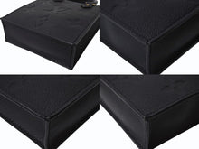 Load image into Gallery viewer, 極美品 LOUIS VUITTON ルイヴィトン ハンドバッグ プティット・サックプラ モノグラムアンプラント M81417 ブラック 中古 4b003748