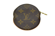 Load image into Gallery viewer, LOUIS VUITTON ルイヴィトン ポルトモネ ロン コインケース 小銭入れ M61926 モノグラム ブラウン 美品 中古 4b003749