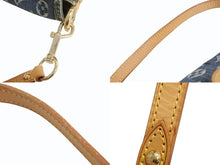 画像をギャラリービューアに読み込む, LOUIS VUITTON ルイヴィトン ミニプリーティ ワンショルダーバッグ M95050 モノグラム デニム レザー ゴールド金具 美品 中古 4b003750