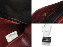 Load image into Gallery viewer, CHANEL シャネル マトラッセ23 Wフラップ Wチェーンショルダーバッグ 2番台 ラムスキン ココマーク ブラック 美品 中古 4b003754