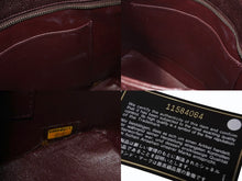Load image into Gallery viewer, CHANEL シャネル 復刻トートバッグ ハンドバッグ 11番台 キャビアスキン ボルドー ココマーク ロゴ 鞄 シルバー金具 美品 中古 4b003755