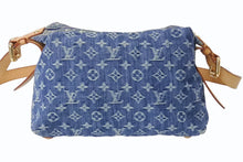 画像をギャラリービューアに読み込む, LOUIS VUITTON ルイヴィトン モノグラムデニム バギーPM ショルダーバッグ ワンショルダー M95049 インディゴブルー 美品 中古 4b003757