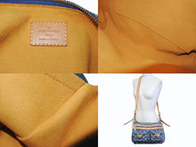 画像をギャラリービューアに読み込む, LOUIS VUITTON ルイヴィトン モノグラムデニム バギーPM ショルダーバッグ ワンショルダー M95049 インディゴブルー 美品 中古 4b003757