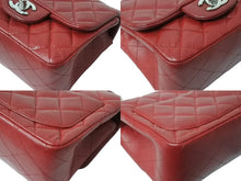 Load image into Gallery viewer, CHANEL シャネル ミニマトラッセ16 チェーンショルダーバッグ 16番台 キャビアスキン レッド シルバー金具 美品 中古 4b003758