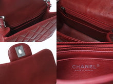 Load image into Gallery viewer, CHANEL シャネル ミニマトラッセ16 チェーンショルダーバッグ 16番台 キャビアスキン レッド シルバー金具 美品 中古 4b003758