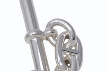 Load image into Gallery viewer, 新品同様 HERMES エルメス シェーヌダンクルTGMブレスレット 11コマ 25AG006370 シルバー925 105.4g 中古 4b003759