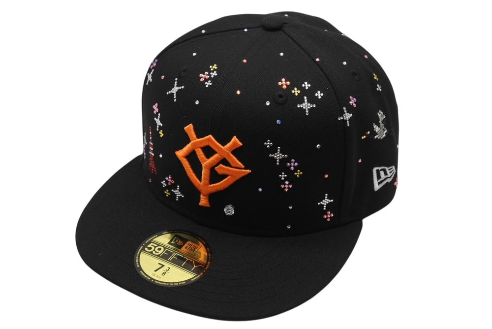 新品未使用 Couture クチュール Icon Tokyo Giants ジュエルキャップ 1ct ラボグロウンダイヤモンド スワロフスキー ブラック 中古 4b003770