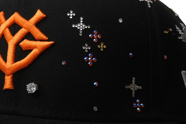 新品未使用 Couture クチュール Icon Tokyo Giants ジュエルキャップ 1ct ラボグロウンダイヤモンド スワロフスキー ブラック 中古 4b003770