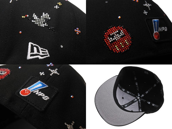 新品未使用 Couture クチュール Icon Tokyo Giants ジュエルキャップ 1ct ラボグロウンダイヤモンド スワロフスキー ブラック 中古 4b003770