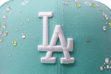 Load image into Gallery viewer, 新品未使用 Couture クチュール SUMMER DROP 1 FANCY Los Angeles Dodgers ジュエルキャップ スワロフスキー ミント サイズ7 3/8 中古 4b003766