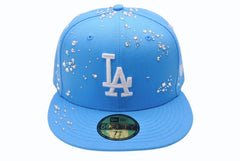新品未使用 Couture クチュール SUMMER DROP 1 FANCY Los Angeles Dodgers ジュエルキャップ スワロフスキー アクア サイズ7 3/8 中古 4b003767