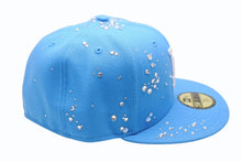 画像をギャラリービューアに読み込む, 新品未使用 Couture クチュール SUMMER DROP 1 FANCY Los Angeles Dodgers ジュエルキャップ スワロフスキー アクア サイズ7 3/8 中古 4b003767