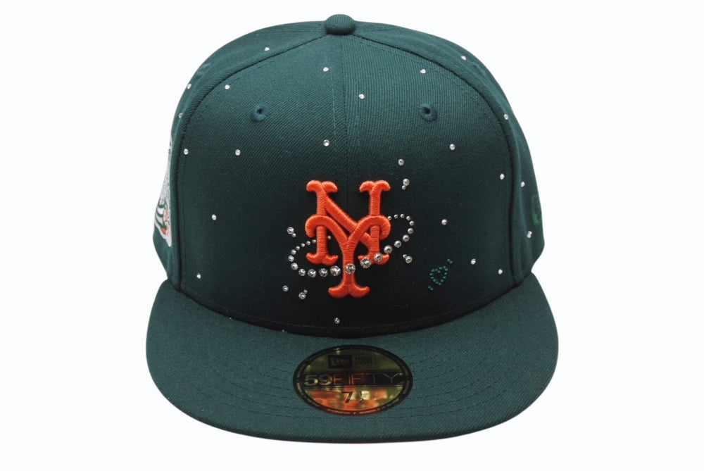 New and unused Couture Signature2 Mets Jewel Cap IC Swarovski Green Size 7 1/2 Used 4b003772