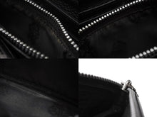 Load image into Gallery viewer, CHROME HEARTS クロムハーツ REC ZIP 3クロス ラウンドジップ レザーウォレット 長財布 ブラック シルバー 美品 中古 4b003775
