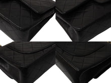 Load image into Gallery viewer, CHANEL シャネル マトラッセ23 Wフラップ Wチェーンショルダーバッグ 3番台 ラムスキン ココマーク ブラック 美品 中古 4b003777