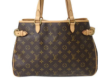画像をギャラリービューアに読み込む, LOUIS VUITTON ルイヴィトン バティニョール オリゾンタル トートバッグ M51154 モノグラム PVC レザー ブラウン 美品 中古 4b003779