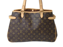 画像をギャラリービューアに読み込む, LOUIS VUITTON ルイヴィトン バティニョール オリゾンタル トートバッグ M51154 モノグラム PVC レザー ブラウン 美品 中古 4b003779