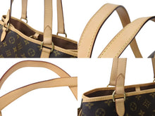 画像をギャラリービューアに読み込む, LOUIS VUITTON ルイヴィトン バティニョール オリゾンタル トートバッグ M51154 モノグラム PVC レザー ブラウン 美品 中古 4b003779