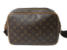 画像をギャラリービューアに読み込む, LOUIS VUITTON ルイヴィトン リポーターPM ショルダーバッグ M45254 PVC ヌメ革 ブラウン ゴールド金具 美品 中古 4b003780