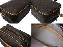 画像をギャラリービューアに読み込む, LOUIS VUITTON ルイヴィトン リポーターPM ショルダーバッグ M45254 PVC ヌメ革 ブラウン ゴールド金具 美品 中古 4b003780