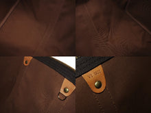 画像をギャラリービューアに読み込む, LOUIS VUITTON ルイヴィトン キーポル55 ボストンバッグ M41424 モノグラム PVC レザー ブラウン 美品 中古 4b003781