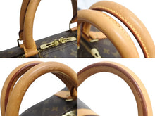 画像をギャラリービューアに読み込む, LOUIS VUITTON ルイヴィトン キーポル55 ボストンバッグ M41424 モノグラム PVC レザー ブラウン 美品 中古 4b003781