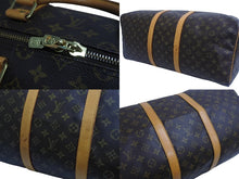 画像をギャラリービューアに読み込む, LOUIS VUITTON ルイヴィトン キーポル55 ボストンバッグ M41424 モノグラム PVC レザー ブラウン 美品 中古 4b003781