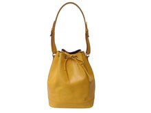 Load image into Gallery viewer, LOUIS VUITTON ルイヴィトン ノエ ショルダーバッグ エピレザー M44009 イエロー パープル ゴールド金具 美品 中古 4b003783