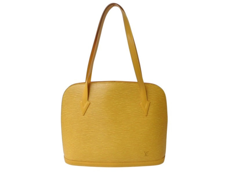 LOUIS VUITTON Rusac Tote Bag Shoulder Bag Epi Leather M52289 Gold Hardware Good Condition Used 4b003784