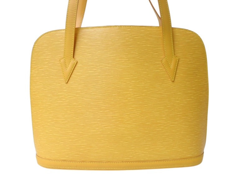 LOUIS VUITTON Rusac Tote Bag Shoulder Bag Epi Leather M52289 Gold Hardware Good Condition Used 4b003784